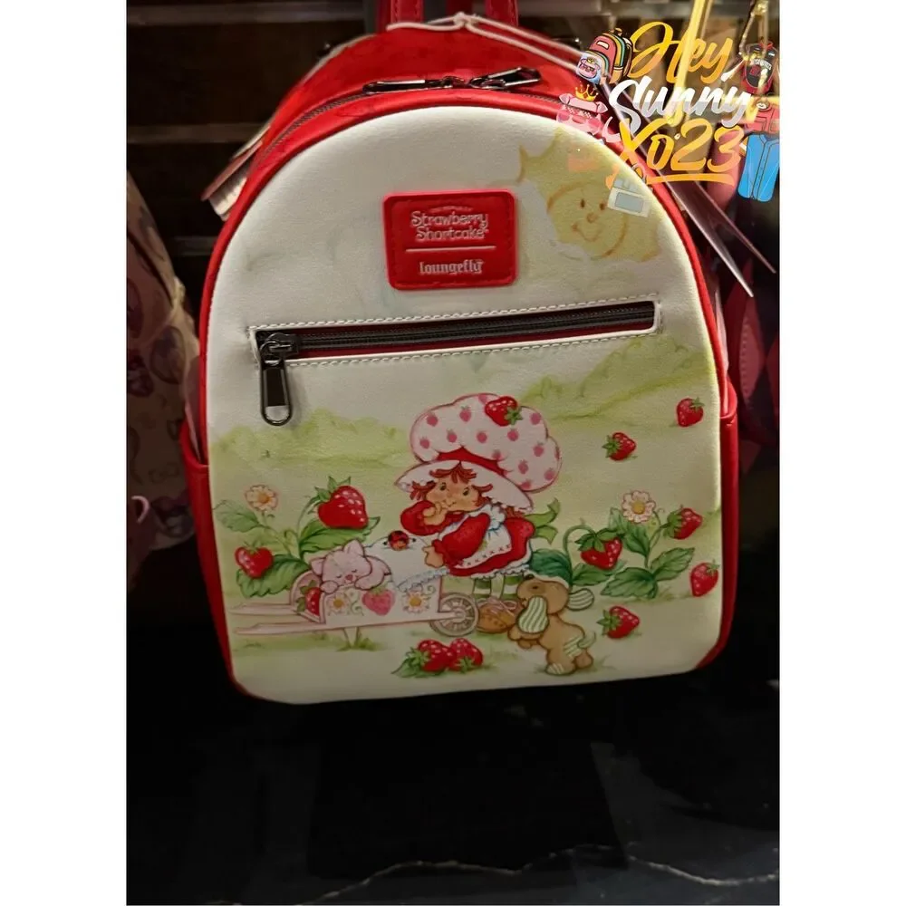 Loungefly Strawberry Shortcake Gardening Mini Backpack